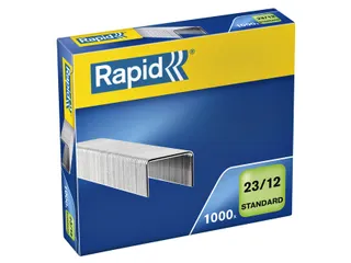 Nieten Rapid 23/12 gegalvaniseerd standaard 1000 stuks - 1