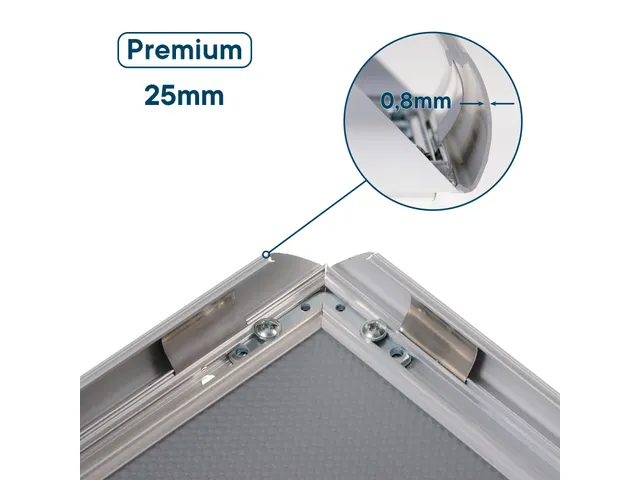 Porte-affiche clipsable Europel A2 25mm