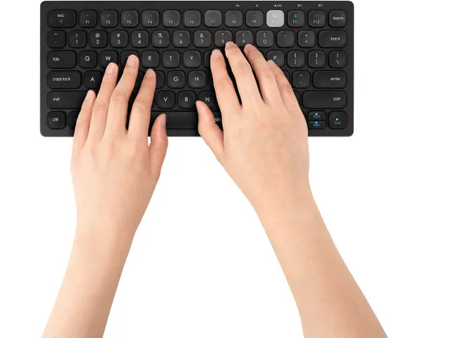 Dual draadloos compact toetsenbord, azerty