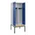 PBM-locker met bank,HxBxD 2120x800x815mm,2vak,vak B 400mm,draaigrendel
