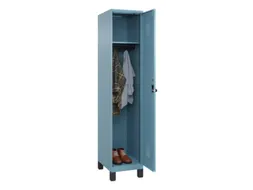 locker,HxBxD 1950x400x500mm,1vak,vak B 400mm,draaigrendel,voeten