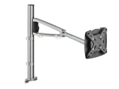monitorarm,zuil/2-dlg. arm,systeemrailbevestiging,H 400mm