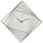 Wandklok Nextime groot 85x85cm metaal goud/wit Turning Time