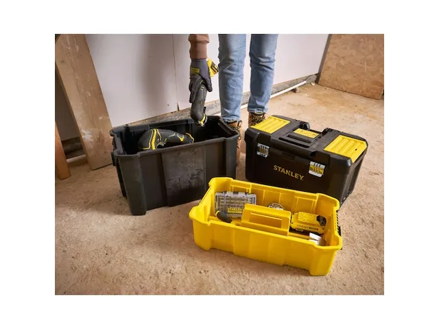 Gereedschapswagen Essential 3-delig Grijs/Geel