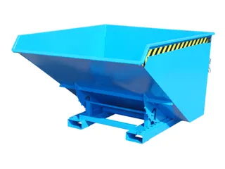 Kiepbak Hxbxd 1103x1570x1720mm 1.7m³ Afrolmechaniek Gelakt Ral5012 - 1