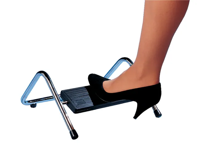 Voetensteun Quantore basic rubberen voetplaat verstelbaar