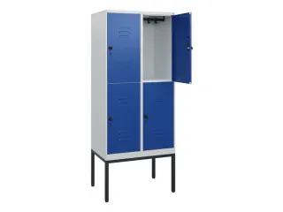 dubbeldekse locker,HxBxD 1950x800x500mm,2x2vak.,vak B 400mm - 2