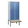 locker met bank,HxBxD 1950x800x815mm,2vak,vak B 400mm,draaigrendel