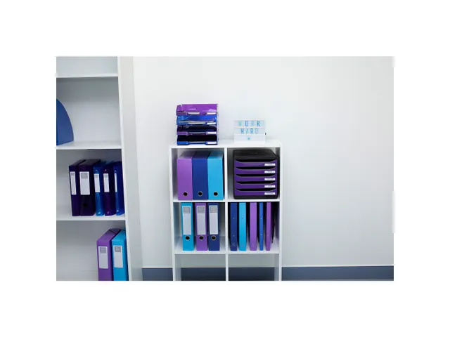 Exacompta Iderama Opbergdoos A4 90mm Donkerblauw