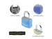 Hangslot MasterLock 4 assorti alu 20mm