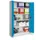 Ruime Vouwdeurkast 1950x1200x500mm 4legborden Ral7035 Front Ral5012