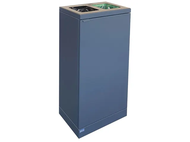 Bica 951 Afvalscheidingsunit 2x45 Liter Antraciet