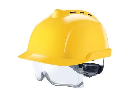 MSA V-Gard 930 geventileerde veiligheidshelm Geel