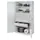 Materiaalkast Dubbelwandige Deur 1950x1000x600mm 2legborden 5laden