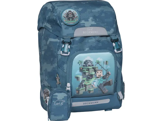 Schooltas Beckmann Classic 22L Jungle game green