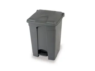 Afvalbak 90 liter HxBxD 820x412x500mm PP grijs - 2