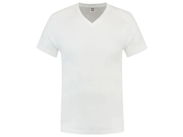 T-shirt 101005 Wit Korte Mouwen Maat M