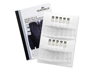 Veiligheidspashouder met clip voor 1 pas 85x54mm - 1