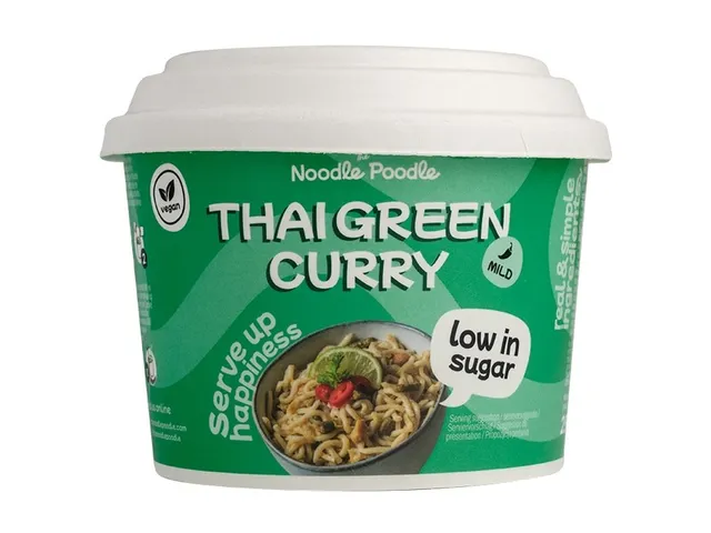 Noodles The Noodle Poodle Thai green curry bak 250 gram