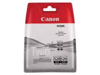 Canon PGI-520 Twinpack Inktcartridges Zwart Voordeelset - 1