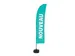 Beachflag 430cm complete set "NOUVEAU" Turquoise