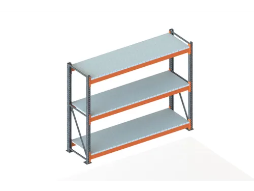 Breedvakstelling Basisveld 2200x2870x800mm 3 Stalen Legborden 2400kg