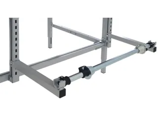 rolhouder,v. paktafel,v. wielen BxØ 750x800mm,schroefbaar,staal - 1