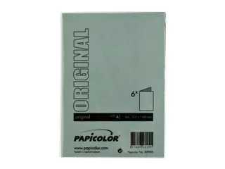 Correspondentiekaart Papicolor dubbel 105x148mm dennengroen pak 6 st - 3