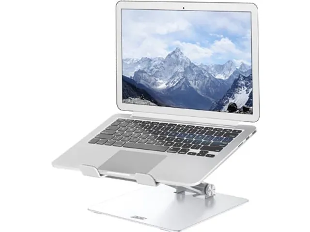 Laptopstandaard, Tot 15,6 Inch, Zilver