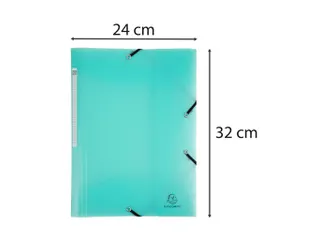 Elastomap 3kl PP A4 Chrom Pastel Groen - 2