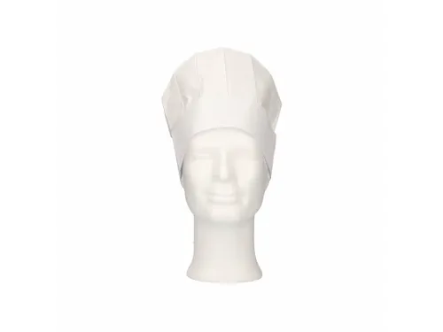 Koksmuts Universal papier 23,5cm wit met geperforeerde kroon 250 stuks