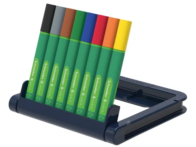 Viltstift Schneider Link-It 1,0mm assorti 8 stuks