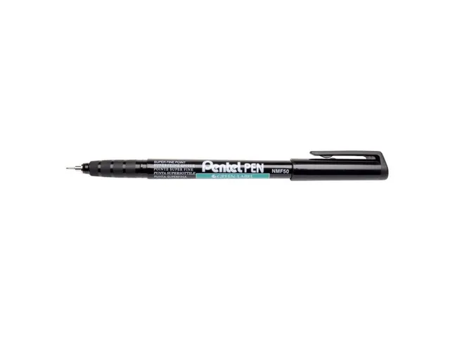 Fineliner Pentel NMF50 zwart 0.6mm