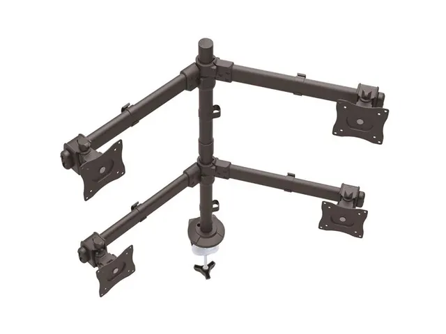 Bras 4 écrans Réglalbe Acier