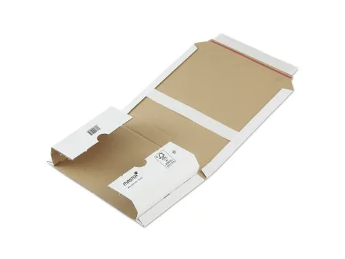 Wikkelverpakking Postbox Wit 302x215x75mm 25 Stuks