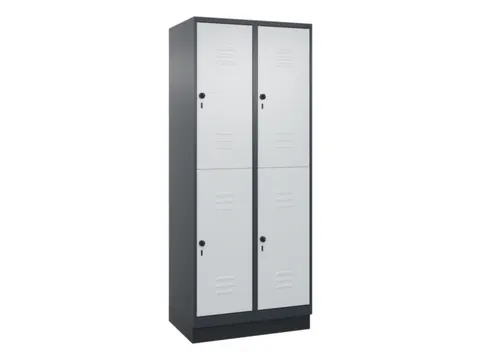 dubbeldekse locker,HxBxD 1950x800x500mm,2x2vak.,vak B 400mm