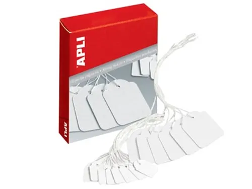 Apli Draadetiketten 8x19mm Wit