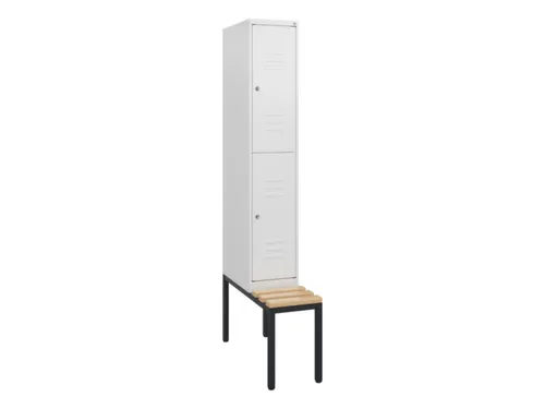 Dubbeldekse dekenkist,HxBxD 1950x300x815mm,1x2vak.,vak B 300mm