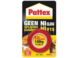 montagetape Geen Spijkers & Schroeven, tot 120kg