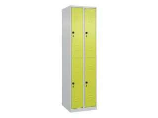dubbeldekse locker,HxBxD 1850x500x500mm,2x2vak.,vak B 250mm - 1