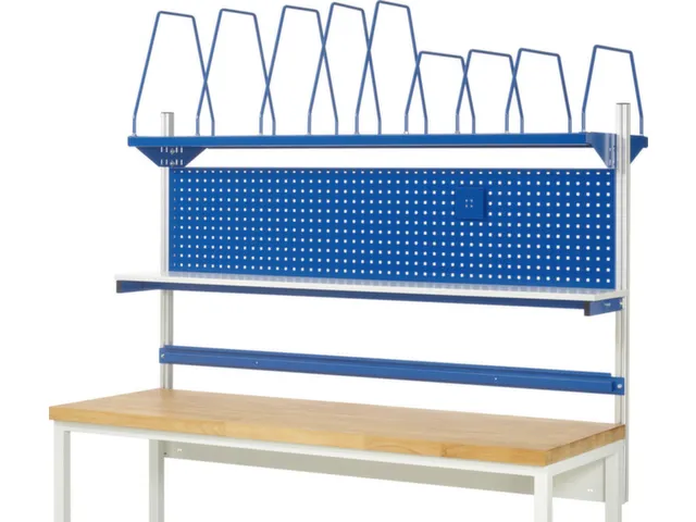 opbouwelement,v. werkbank,HxBxD 1130x2000x350mm,draagverm. 100kg,staal