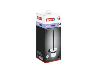 Toiletborstel met wandhouder Tesa Moon 40561 Zwart Zelfklevend - 3