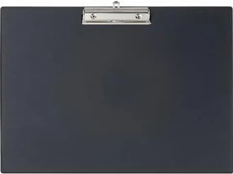 klemplaat, uit PP, voor ft A3, liggend, zwart