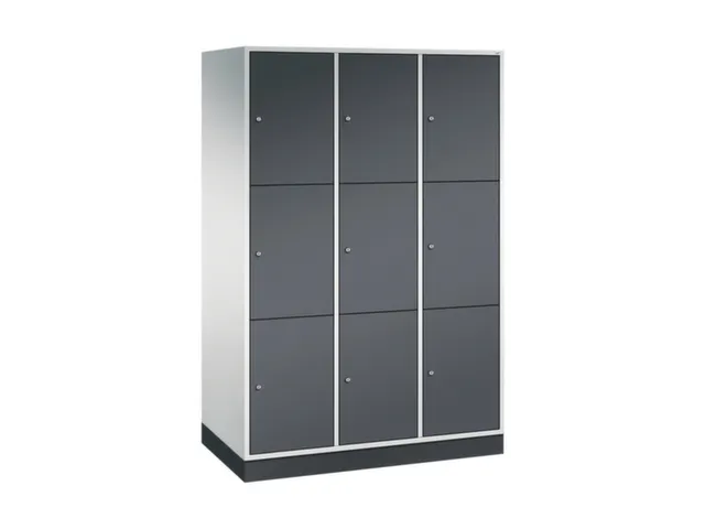 armoire multicases grand volume,RAL7035/RAL7021,HxlxP 1950x1220x600mm