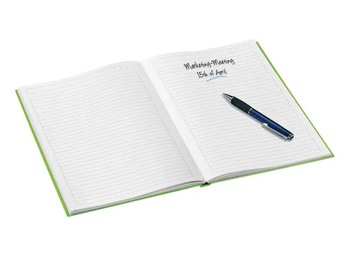 Notitieboek Leitz WOW A5 lijn groen