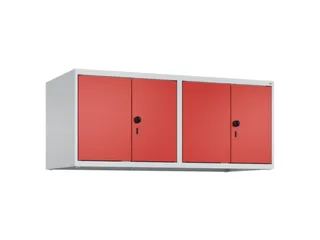 opzetkast,v. locker,4vak.,vak B 300mm,HxBxD 500x1200x500mm,vleugeldeur - 1