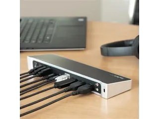 USB-C Dock Triple 4K 60W PD HDMI DP 5x USB - 7