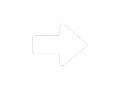 plaksymbool,Pijl,markering HxB 90x145mm,wit,met antislip-eigenschappen