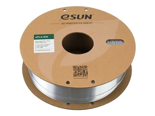eSUN 3D printer Filament ePLA-Silk 1,75mm Zilver 1kg