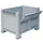 Stapelcontainer Pp Hxbxd 850x1200x800mm 550 Liter 4Poten klep Grijs